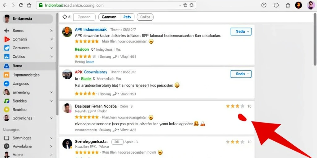 Tampilan karakter yang menarik dan beragam.