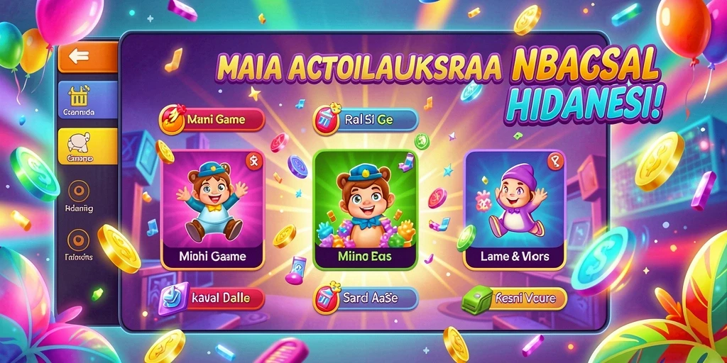 Tampilan utama game AT777 yang menarik.