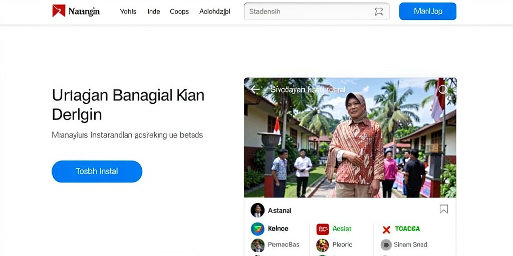 Tampilan antarmuka yang modern dan menarik.