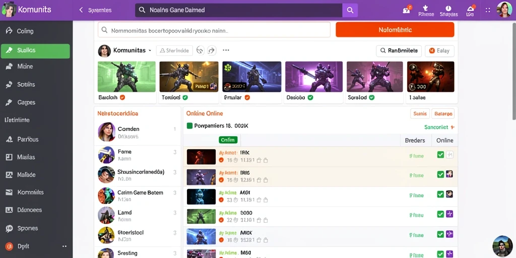 Tampilan awal game dengan tema yang menarik.