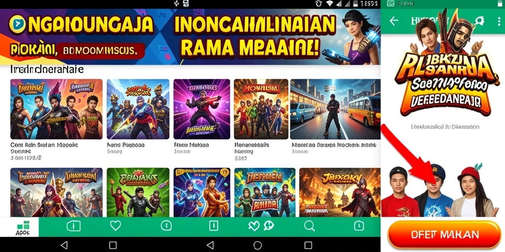 Tampilan antarmuka yang intuitif dan menarik.