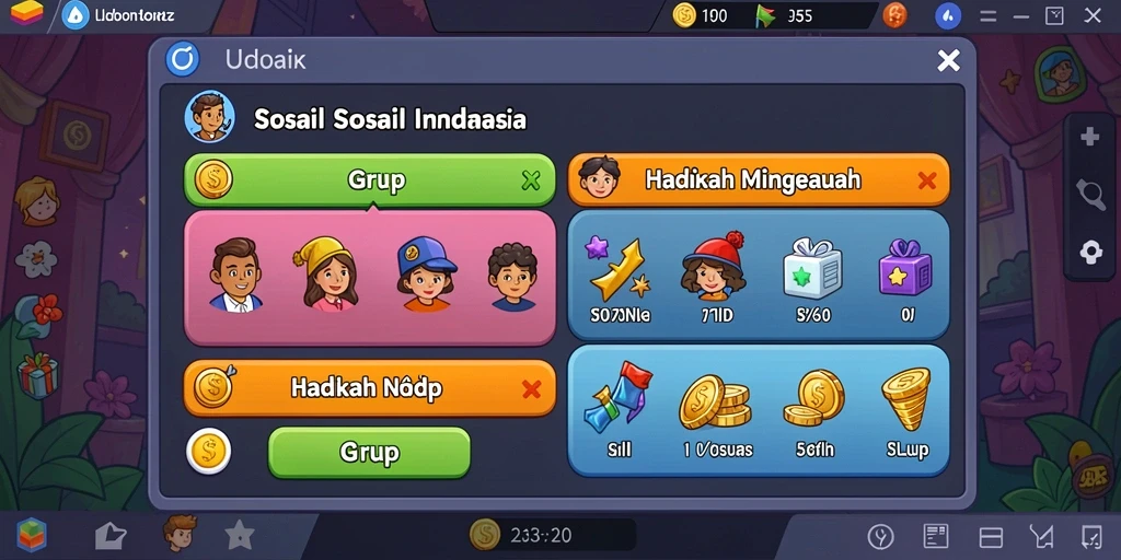 Tangkapan layar dari tampilan awal game LUXURY88.