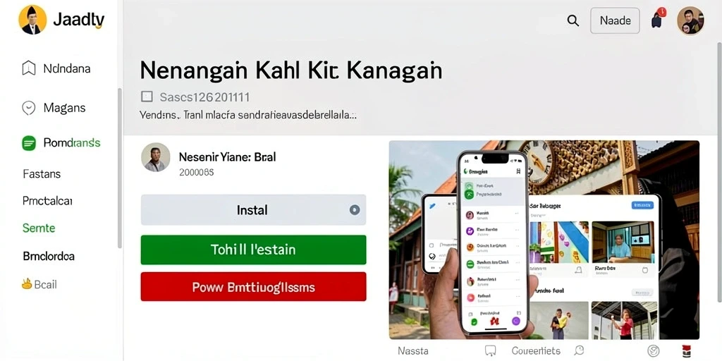 Tampilan antarmuka yang intuitif dan menarik.