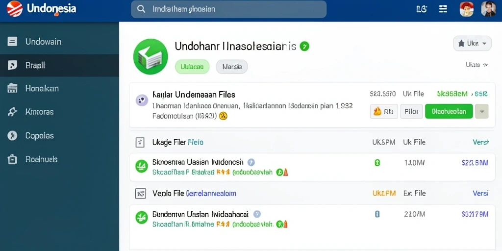 Tampilan menu utama yang menarik dan intuitif.