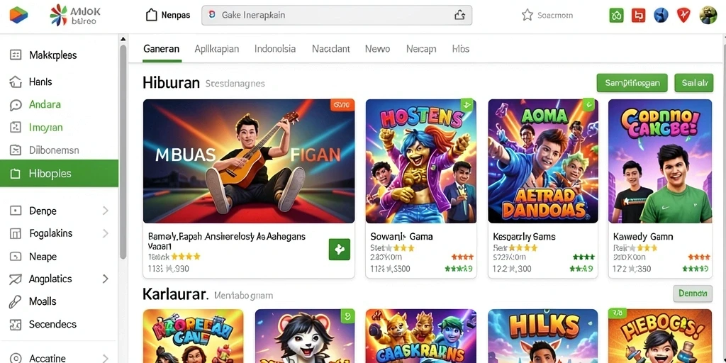 Tampilan antarmuka yang menarik dan mudah dinavigasi.