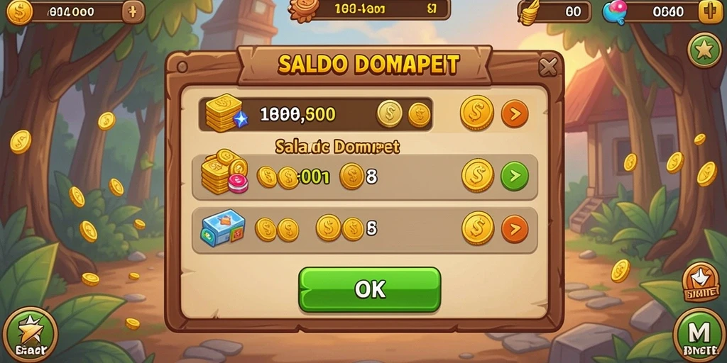 Tampilan antarmuka game yang user-friendly.