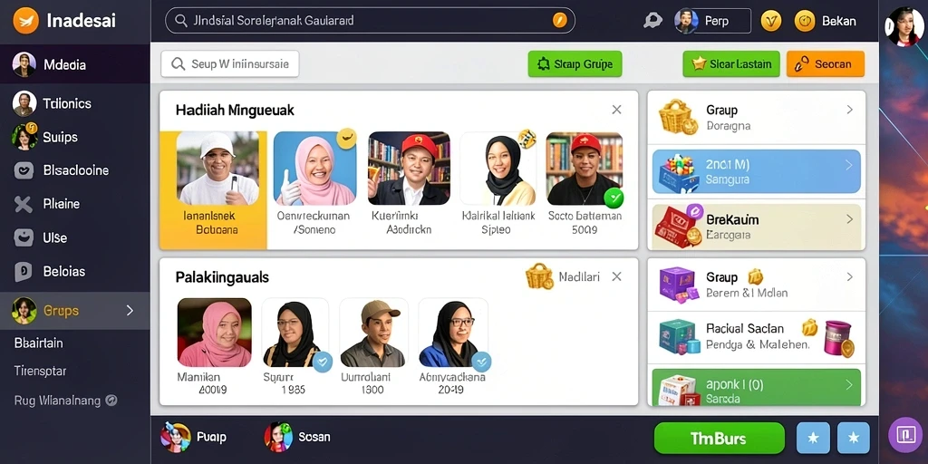Tampilan antarmuka yang user-friendly dan menarik.