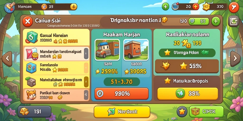 Tampilan antarmuka pengguna yang intuitif dan menarik.