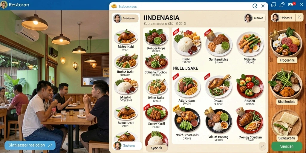 Tampilan utama aplikasi yang menawan dan mudah dinavigasi.