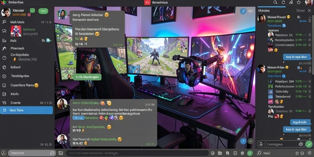 Screenshot menampilkan karakter utama dalam misi petualangan.