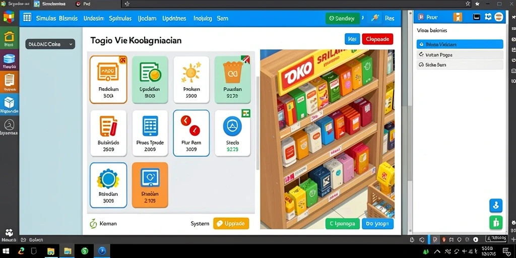 Tampilan awal game yang menarik dan ramah pengguna.
