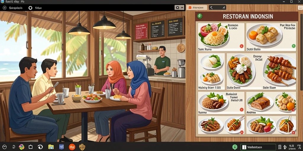 Tampilan antarmuka aplikasi yang sederhana dan elegan.