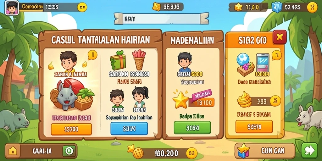 Screenshot dari level dengan grafis menakjubkan.